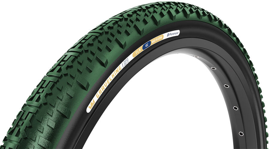 Panaracer GravelKing X1 Tire - 700 x 40, Tubeless, Folding, British Racing Green/Black