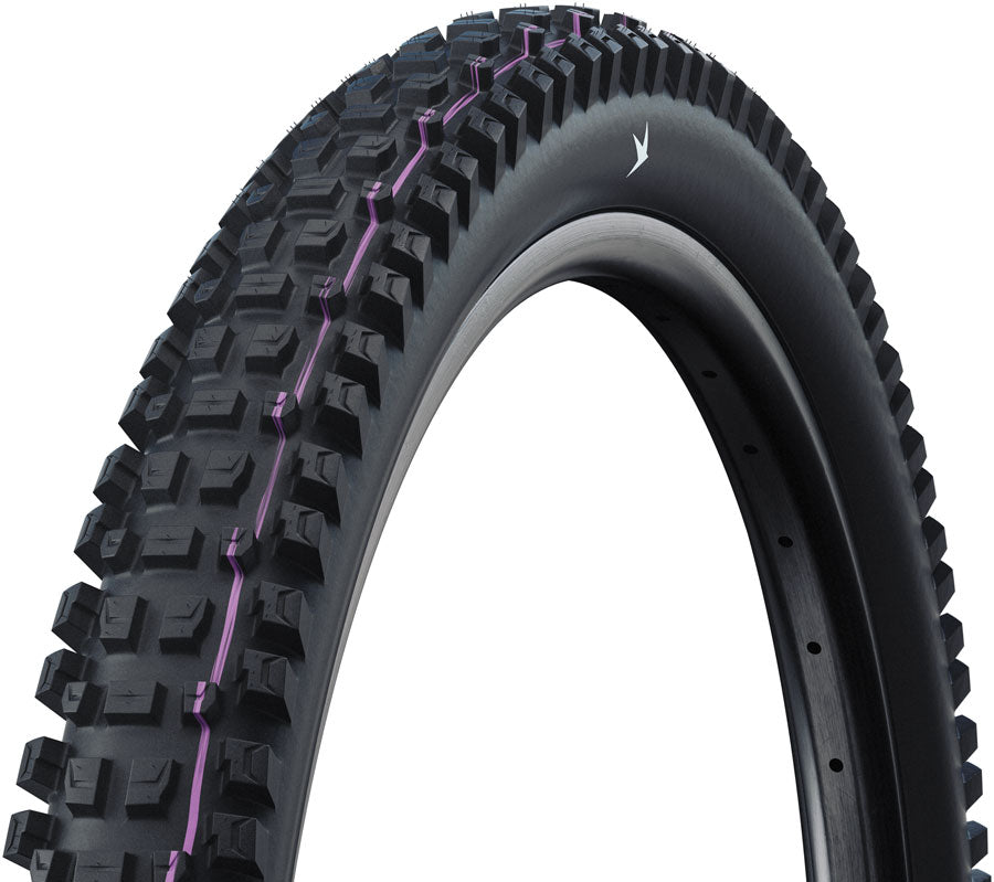 Schwalbe Albert Tire - 29 x 2.50, Tubeless, Folding, Black, Evolution Line, Trail Pro, Addix Ultra Soft, Radial, E-50