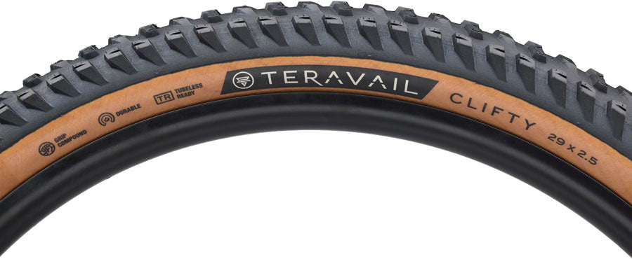teravail-clifty-tire-29-x-2-5-tubeless-folding-tan-durable-grip-compound