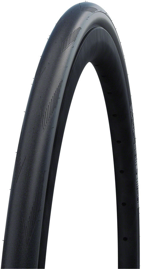 Schwalbe One Plus Tire - 700 x 28, Clincher, Wire, Black/Reflective, Performance Line, SmartGuard, Addix