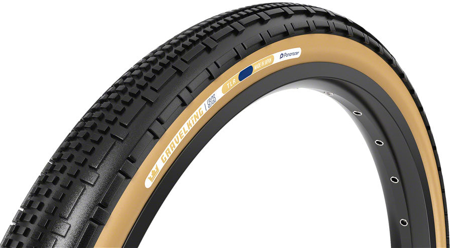 Panaracer GravelKing SK Tire - 700 x 50, Tubeless, Folding, Black/Brown
