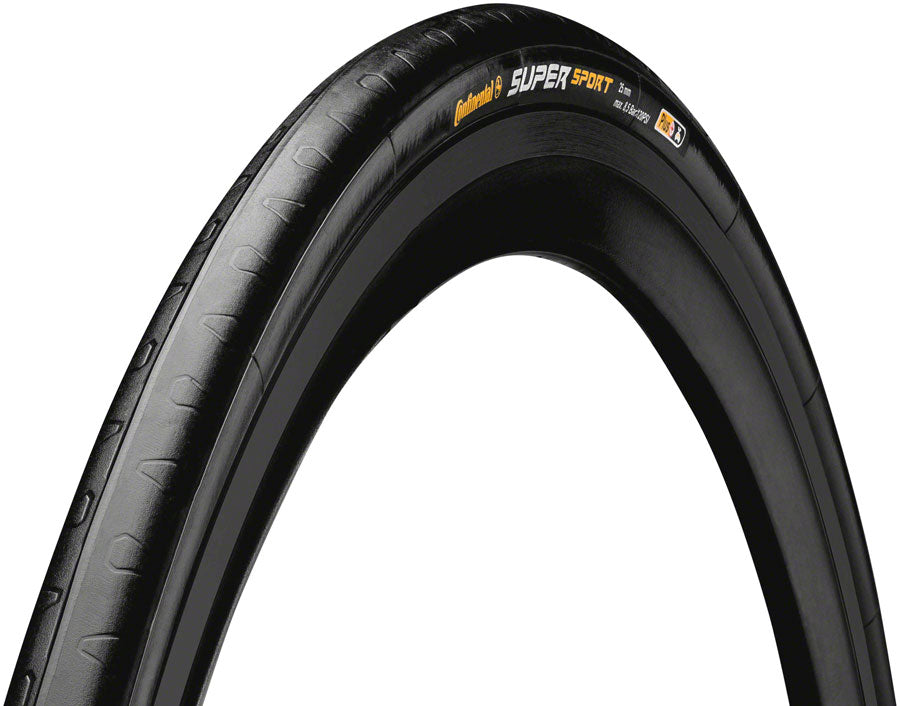 Continental Super Sport Plus Tire - 27 x 1-1/8, Clincher, Wire, Black, Plus Breaker