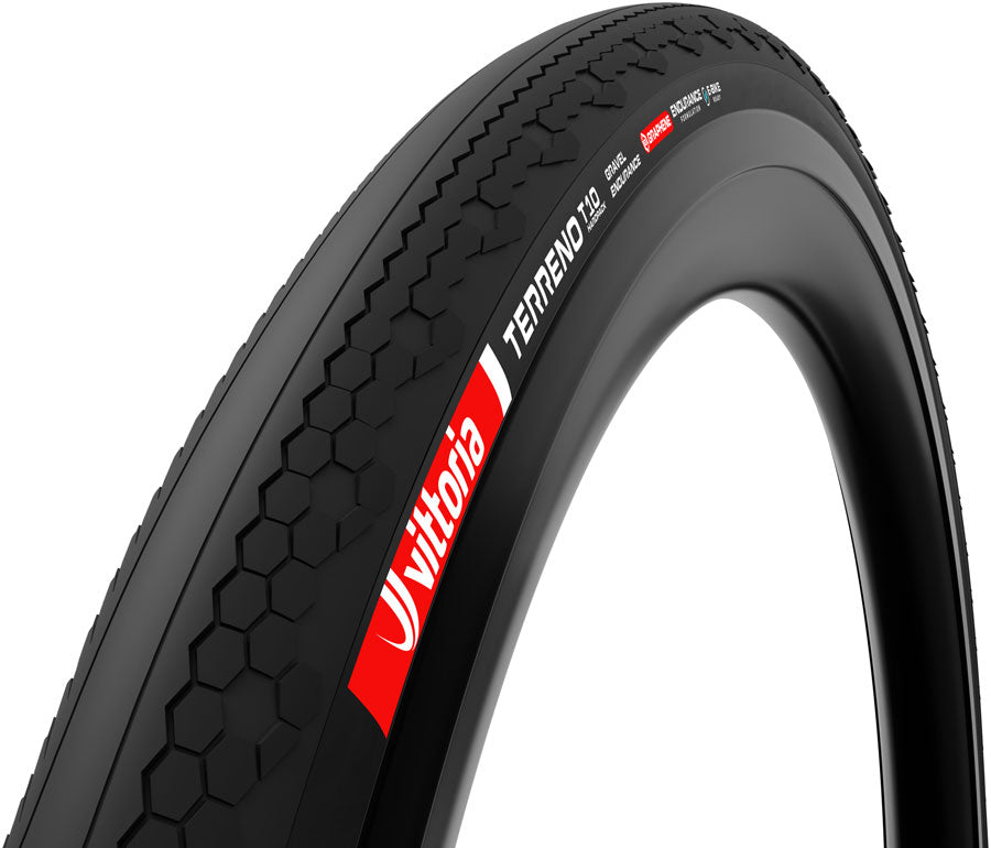 Vittoria Terreno T10 Hardpack Tire - 700 x 50, Tubeless, Folding, Black, Gravel Endurance, Graphene, G2.0