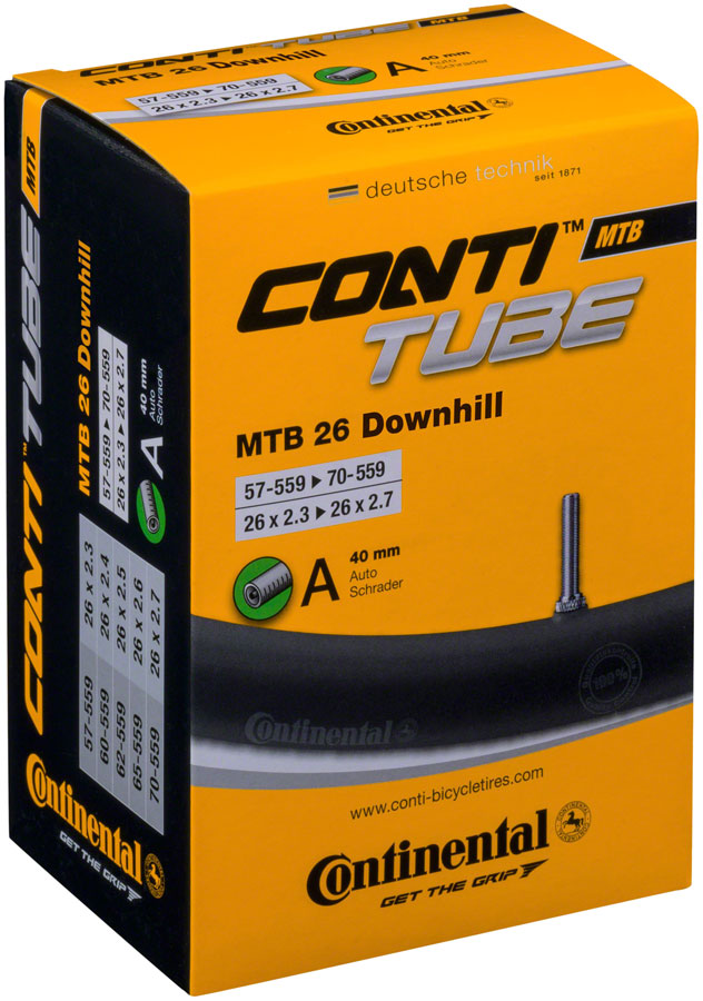 Continental Standard Tube - 26 x 2.5 - 2.7, 40mm Schrader Valve