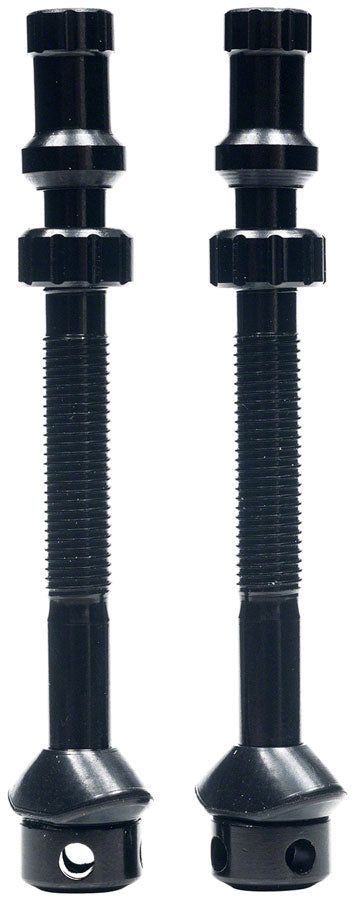 Stan's Tubeless Exo-Core Valve Stems - Alloy, Tall, Black, Pair