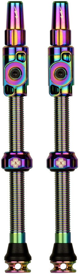 Muc-Off Big Bore Lite Tubeless Valve Stems - 2XLarge, 70mm, Iridescent