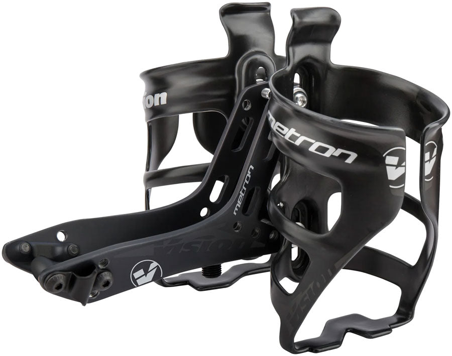 Vision Metron Rear Hydration System, Aero Mounting, Integrated Bottle Cage, Triathlon Use – Black