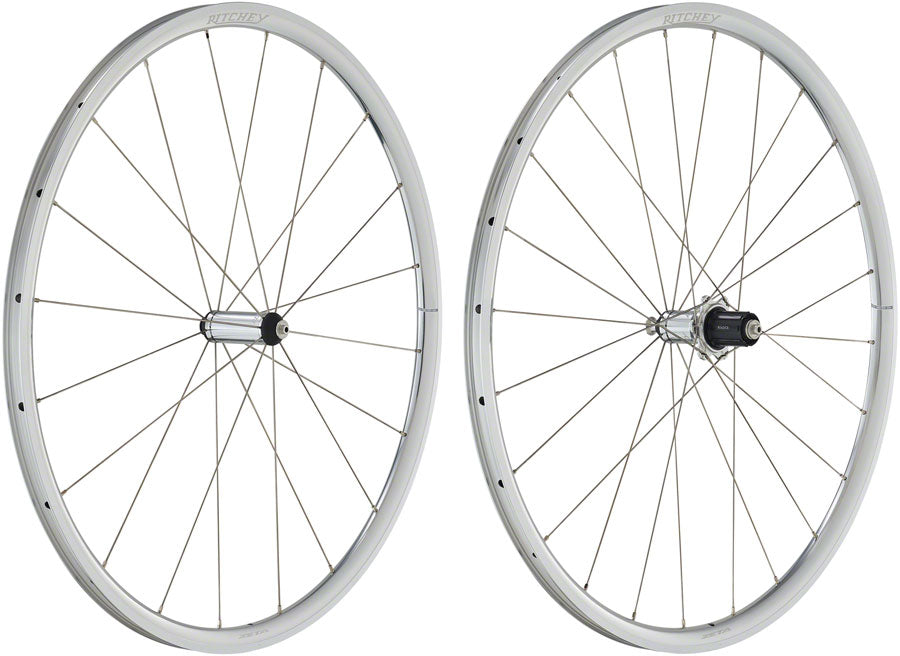 Ritchey Classic Zeta Wheelset - 700, QR x 100/130mm, Rim Brake, HG 11 Road, Silver