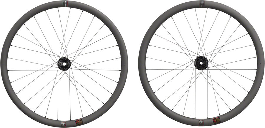 Reserve Wheels Reserve 34/37 Turbulent Aero Wheelset - 700, 12 x 100/12 x 142, Center-Lock, XDR/HG 11R, Carbon, DT 180 SP