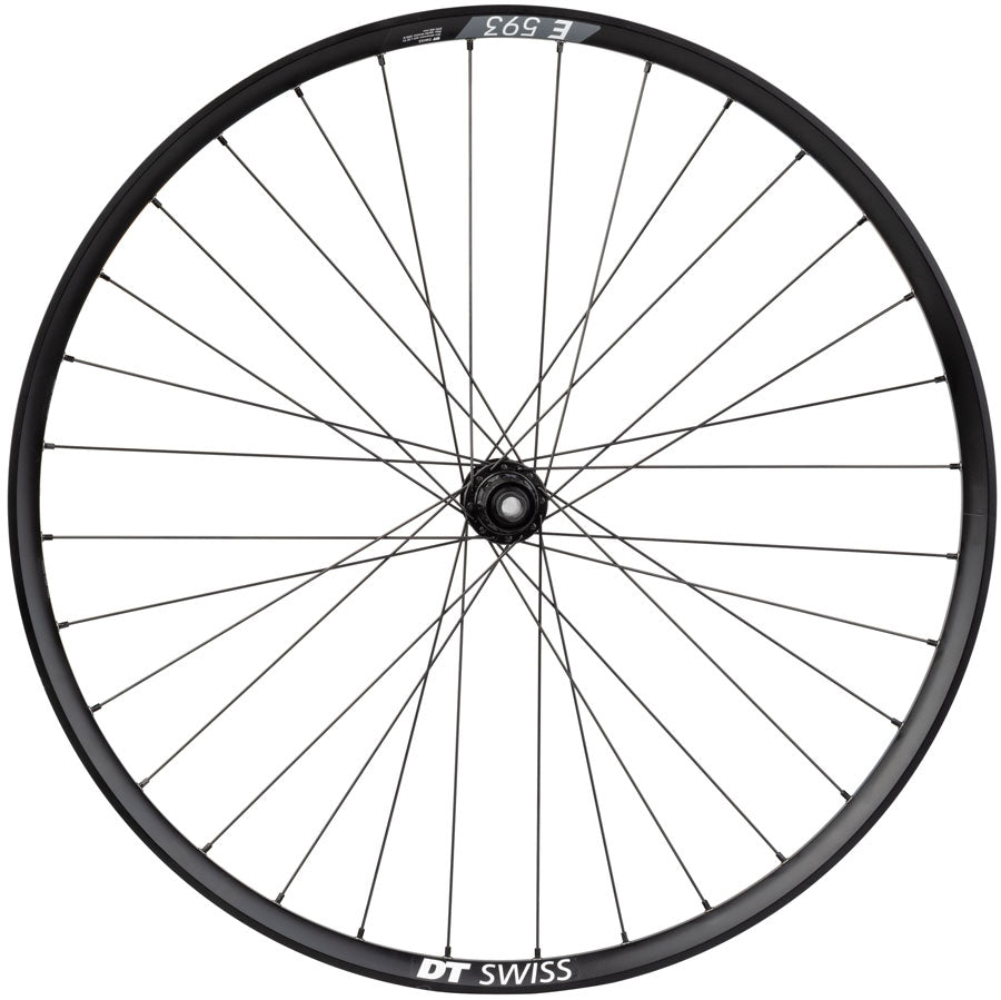 DT Swiss E593 Rear Wheel - 29er, 12 x 142mm, Center-Lock, Shimano M610 Hub HG 10, Black, 32H