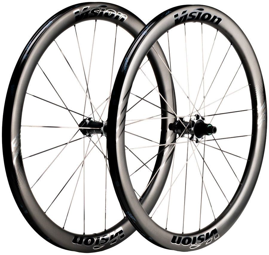 Vision Metron RS 45 Silver Edition Wheelset - 700, 12 x 100mm/12 x 142mm, Center-Lock, XDR, Carbon, Black