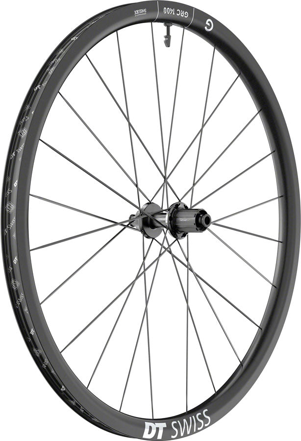 DT Swiss GRC 1400 DiCut 30 Rear Wheel - 700, 12 x 142mm, Center-Lock, HG11 Road/XDR, Ratchet EXP 36, Black