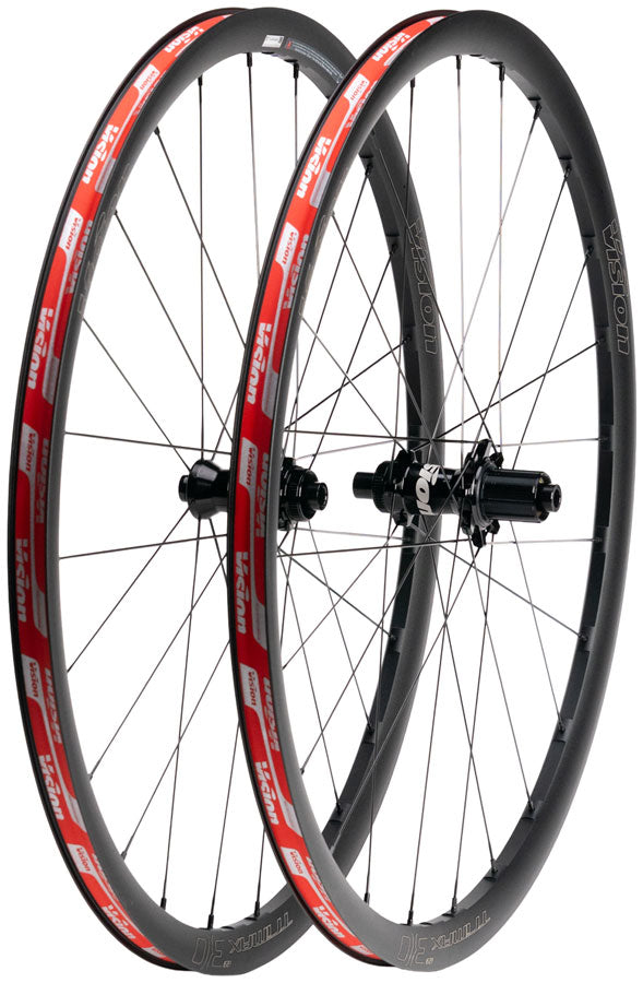 Vision Trimax i23 Wheelset - 700, 12 x 100mm/12 x 142mm, Center-Lock, HG 11/12, Black