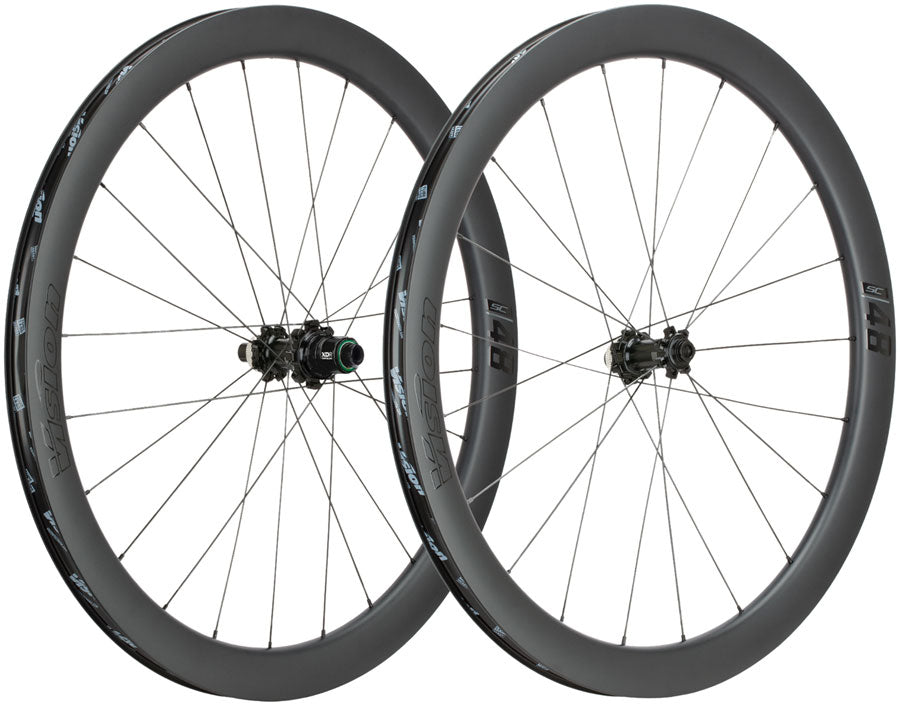 Vision SC48 i25 Wheelset - 700, 12 x 100mm/12 x 142mm, Center-Lock, XDR, Carbon, Black