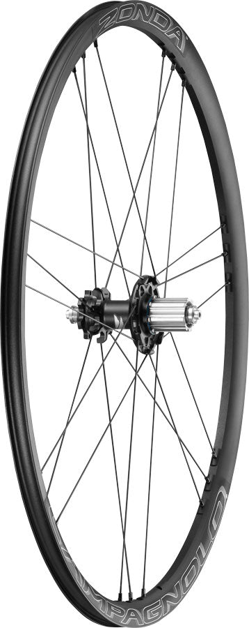 Campagnolo Zonda Disc Brake Wheelset - 700c Center-Lock Disc, Black, 2 way fit Tubeless Clincher