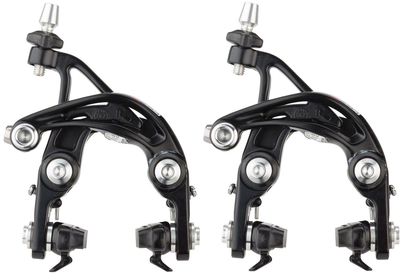 Campagnolo Record Direct Mount Brake set, Dual Pivot Front and Rear, Black