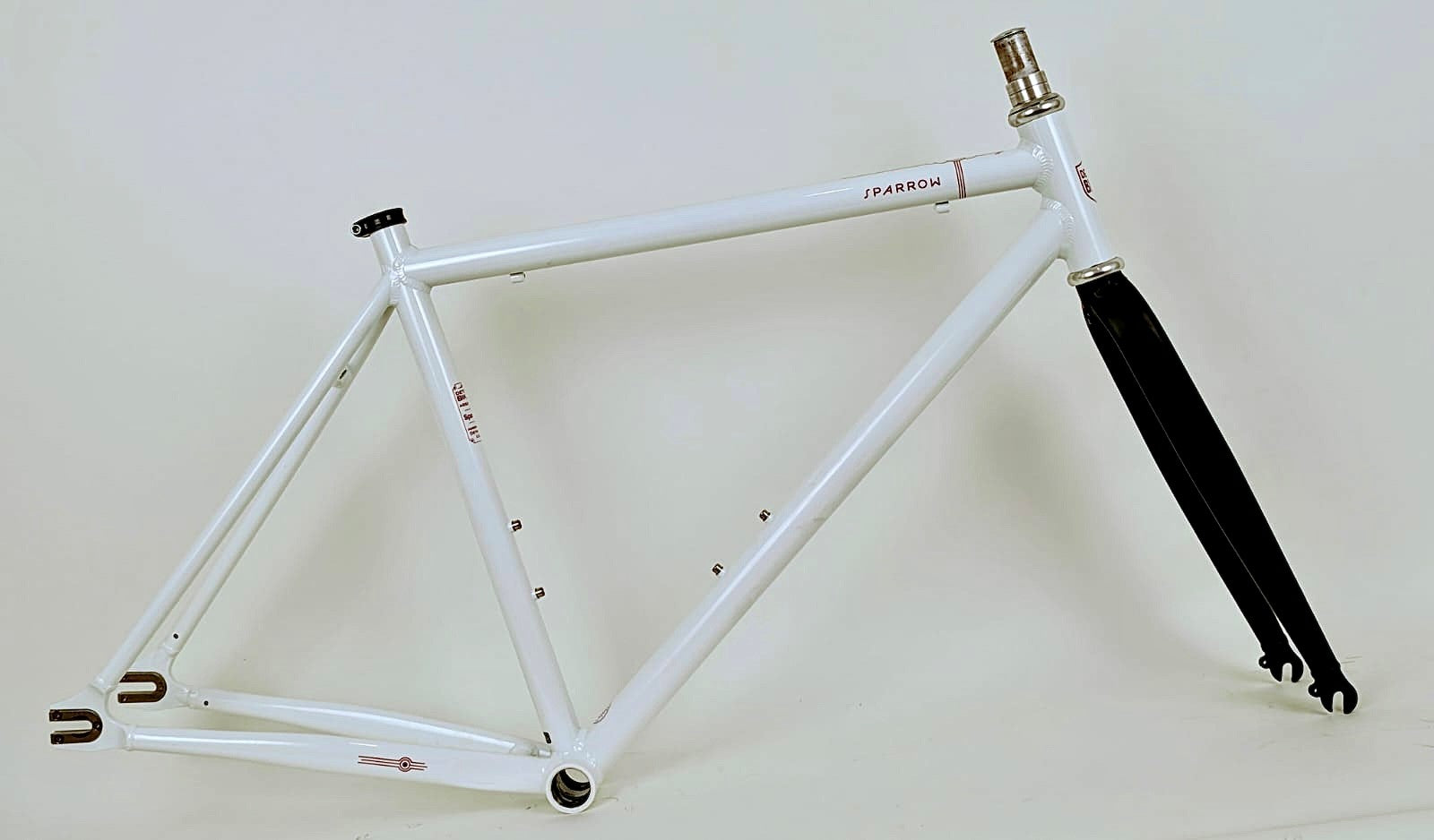 fixed gear bike frame Detroit Bikes Sparrow "Frame Fork Headset Only" for Fixed Gear Track S – Velo Mine