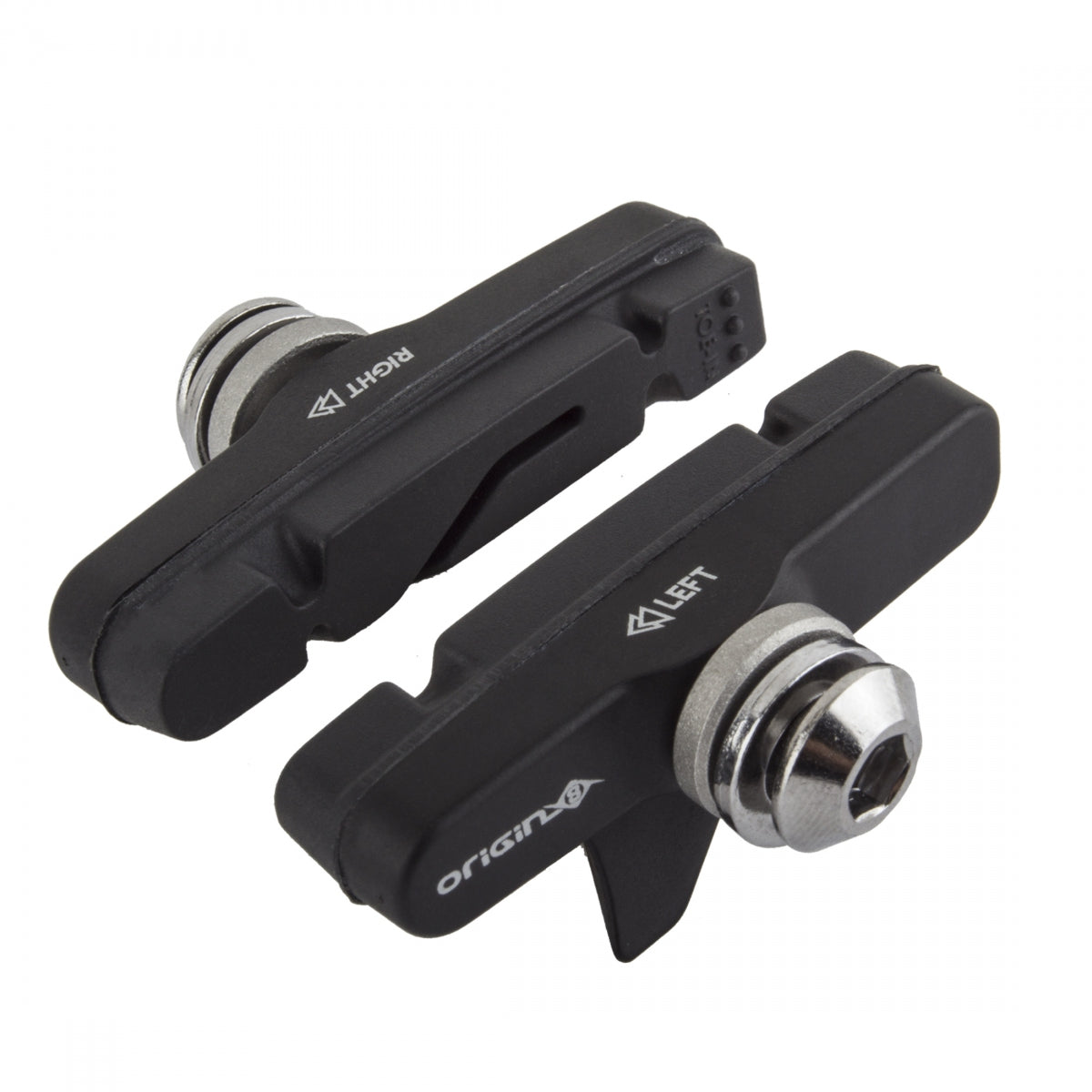 Origin8 Vise Road 1-Piece Pads, Universal, Bolt-On, Black