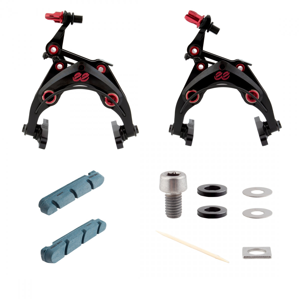 Brake Clpr Cc Ee G4 Direct Mount F&R El Asesino Bk/Rd