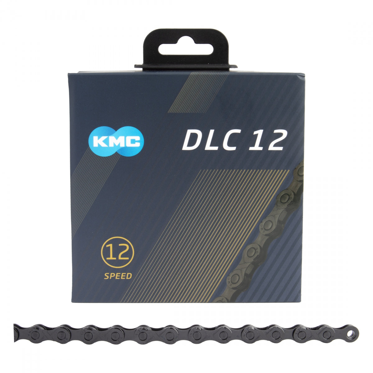 KMC DLC 12 Chain - 12-Speed, Black, 126 Links