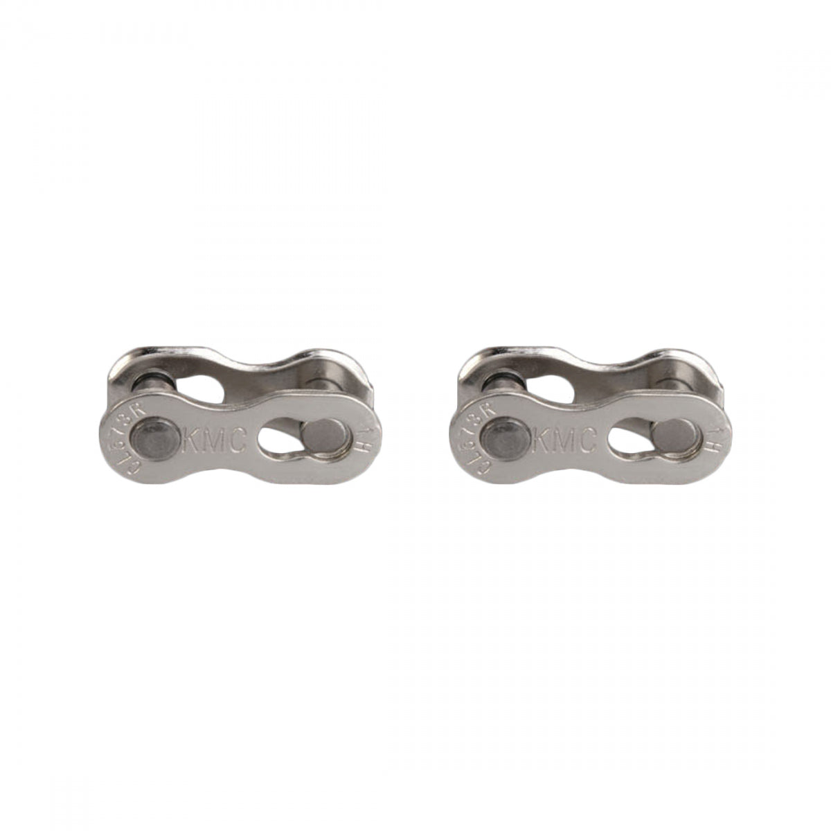 KMC MissingLink CL573R 7.3mm Connector - 6,7,8-Speed, Reusable, Silver, 2 Pairs/Card
