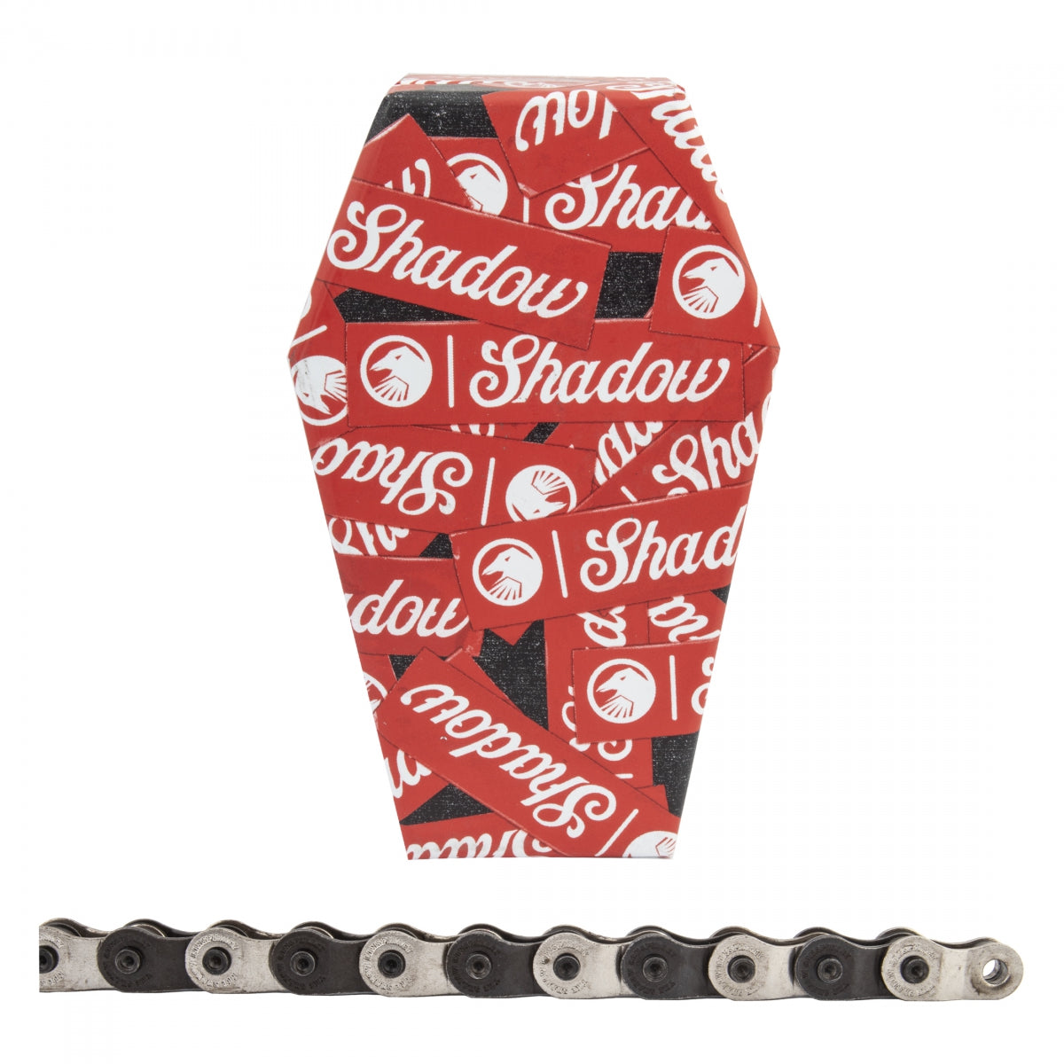 The Shadow Conspiracy Interlock V2 Chain - Single-Speed, 1/2 x 1/8, Silver/Black, 98 Links