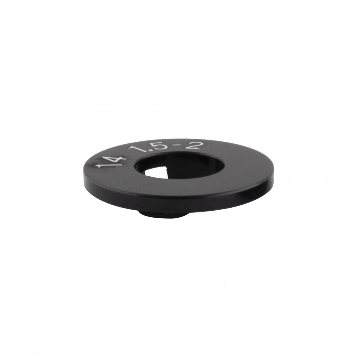 Alienation Circle Jerks Chain Tensioner, Non-Adjustable, Alloy 14mmx1.5-2mm Bk PAIR