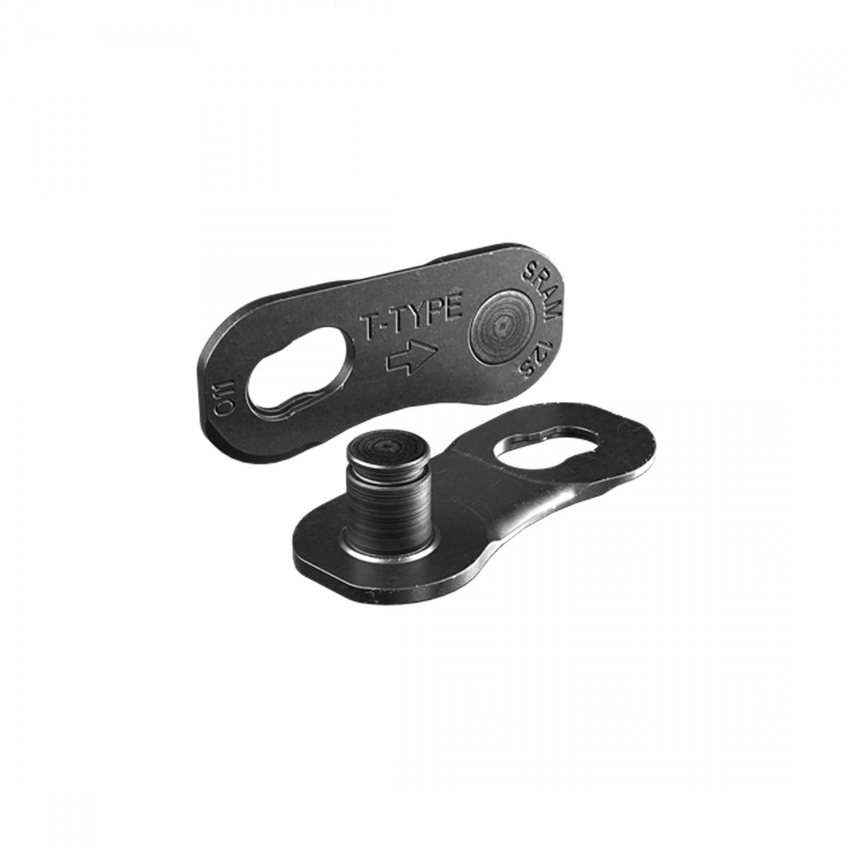 SRAM Eagle T-Type PowerLock Flattop Connector Link - 12-Speed, For Eagle T-Type Flattop Chain Only, PVD Coated, Black, 4 Pack