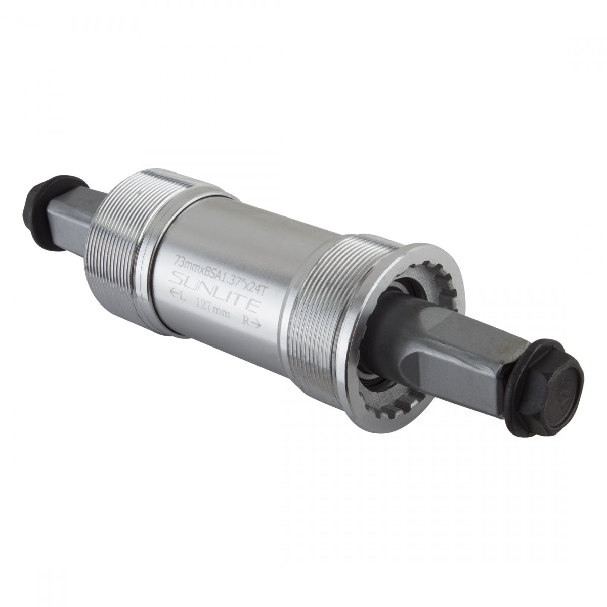 Sunlite SL-55 Sealed Bottom Bracket Set, Square Taper, Alloy Cups, English, 73mm x 127mm