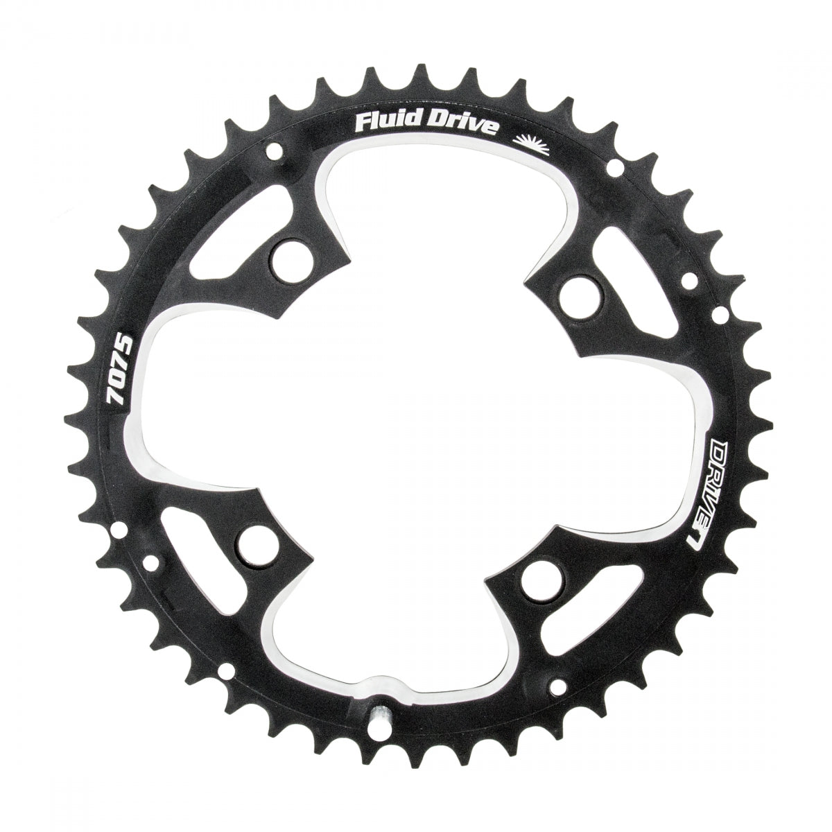 SunRace MX0 Chainring, 44T, 104mm, Black