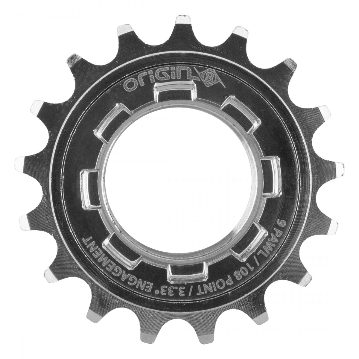 Origin8 Hornet 108 Performance Freewheel Freewheel SINGLE OR8 17Tx3/32 CRMO CNC CP/CP 8-KEY RELEASE