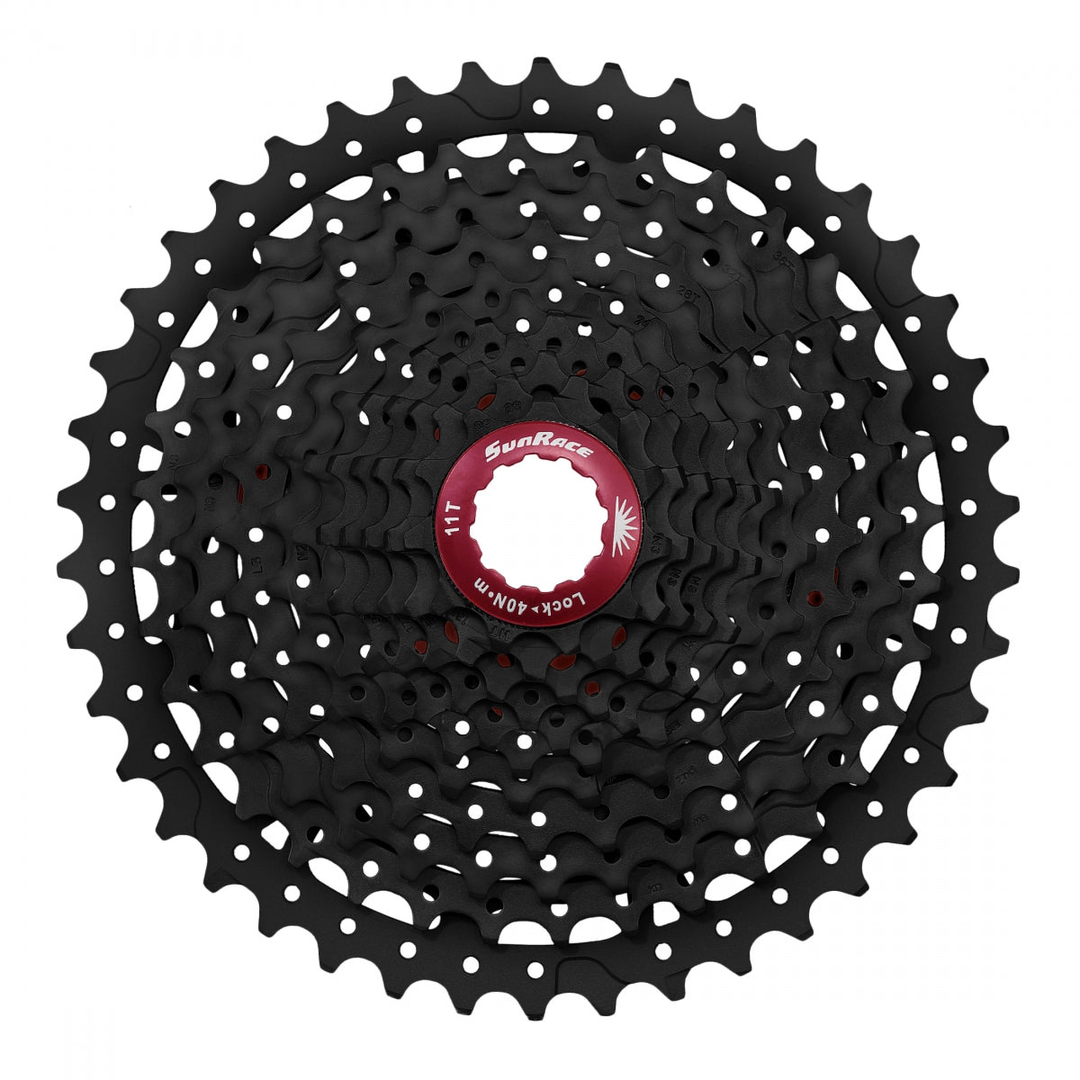 SunRace MX8 Cassette - 11 Speed, 11-42t, Black