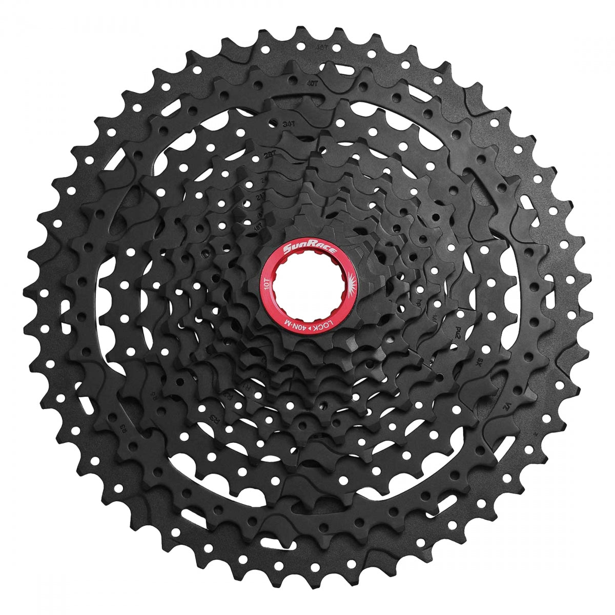 SunRace MX9X Cassette - 11-Speed, 10-46t, Black Chrome, For XD Driver Body