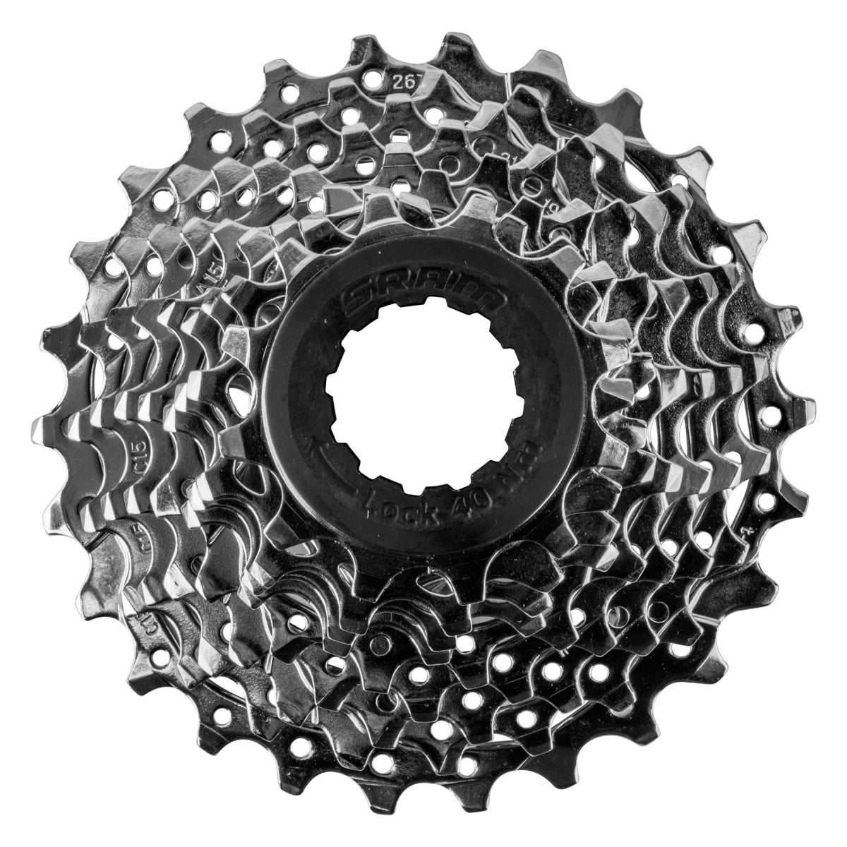 SRAM PG 950 Cassette, 9-speed, 12-26T, Silver