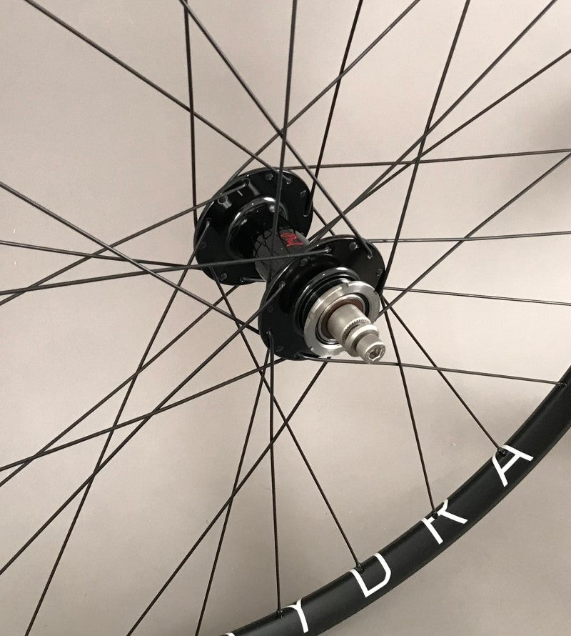 H Plus Son Hydra Grey Phil Wood Hubs Track Bike Wheelset 28h