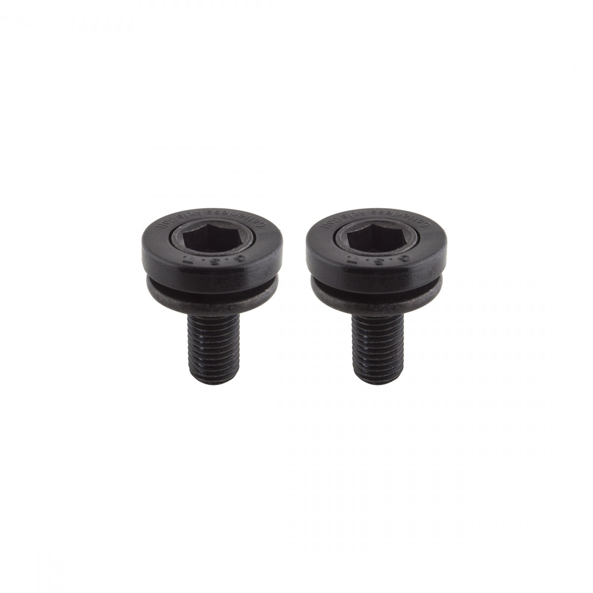 Sunlite Rust-Shield Axle Bolts Pair M8 x 16mm Black Bottom Bracket Black
