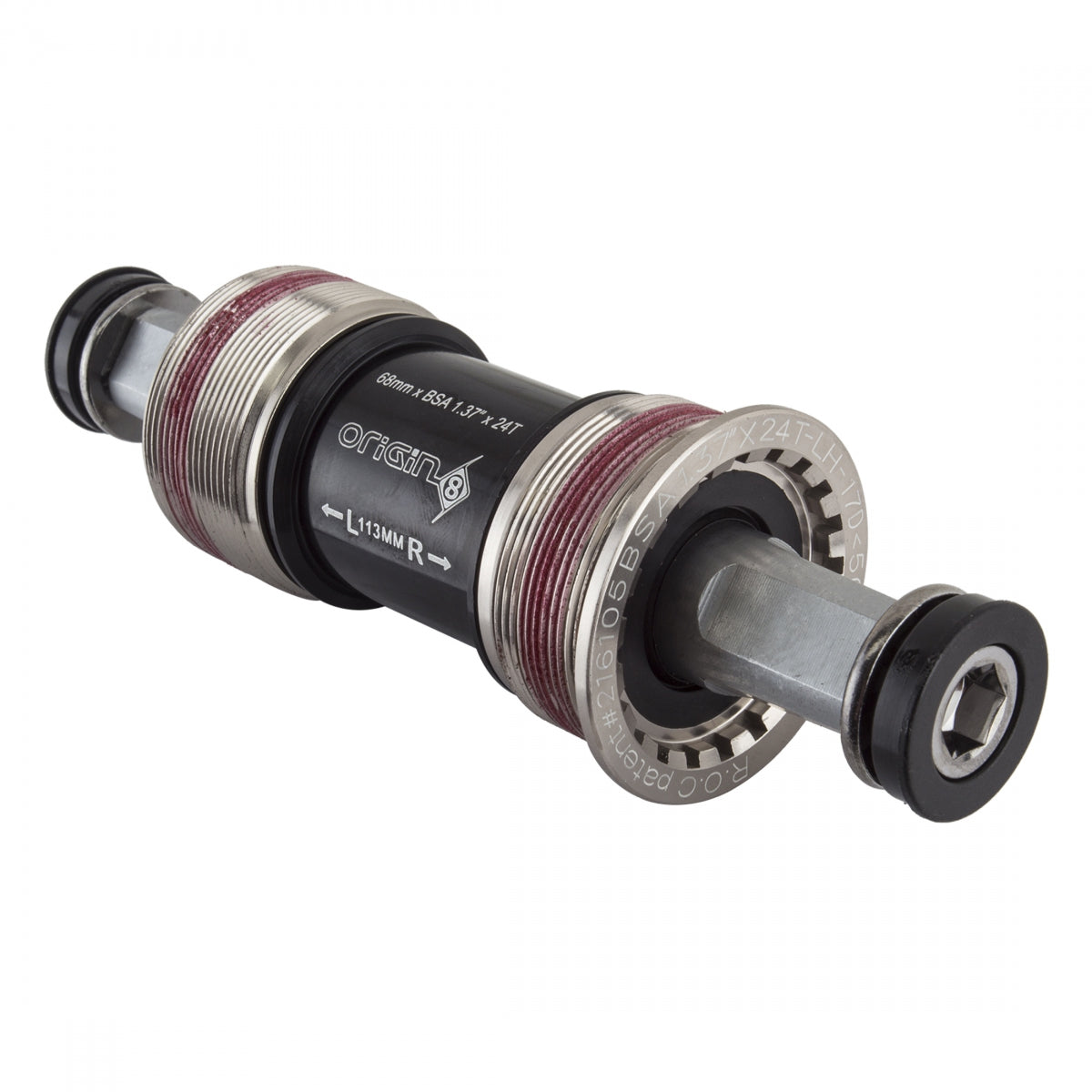Origin8 Torqlite Set English 68 x 113mm Bottom Bracket BSA Square Taper 68 mm
