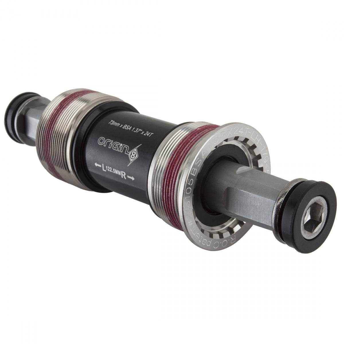 Origin8 Torqlite Set English 73 x 122.5mm Bottom Bracket BSA Square Taper 73 mm