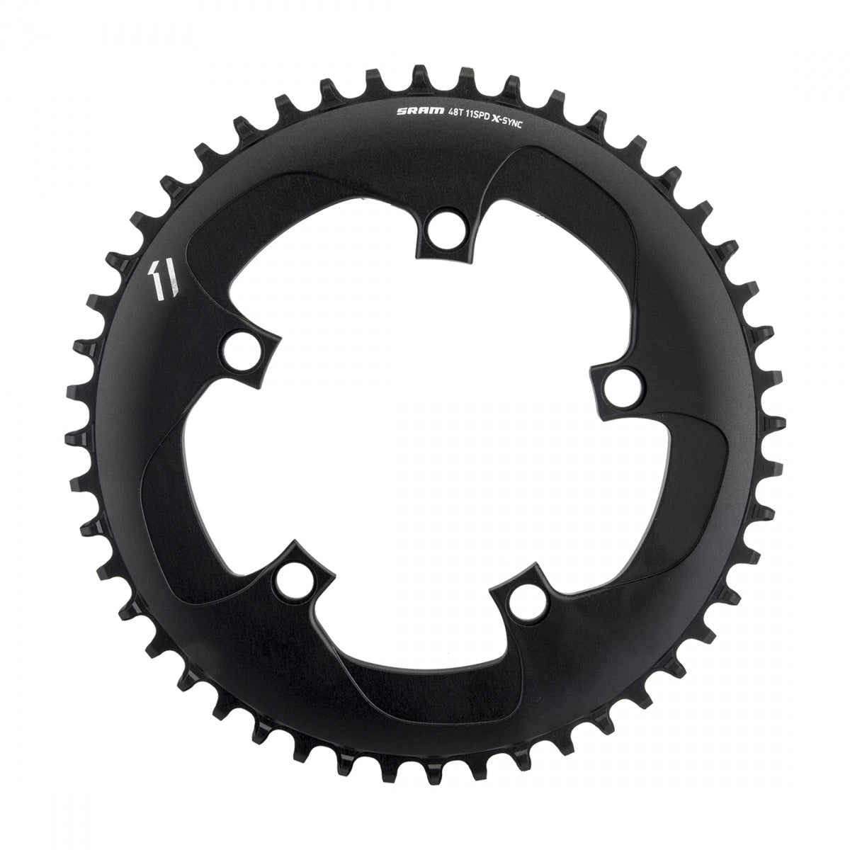 SRAM X-SYNC Chainring, 11-Speed, 48T, 110mm, Black