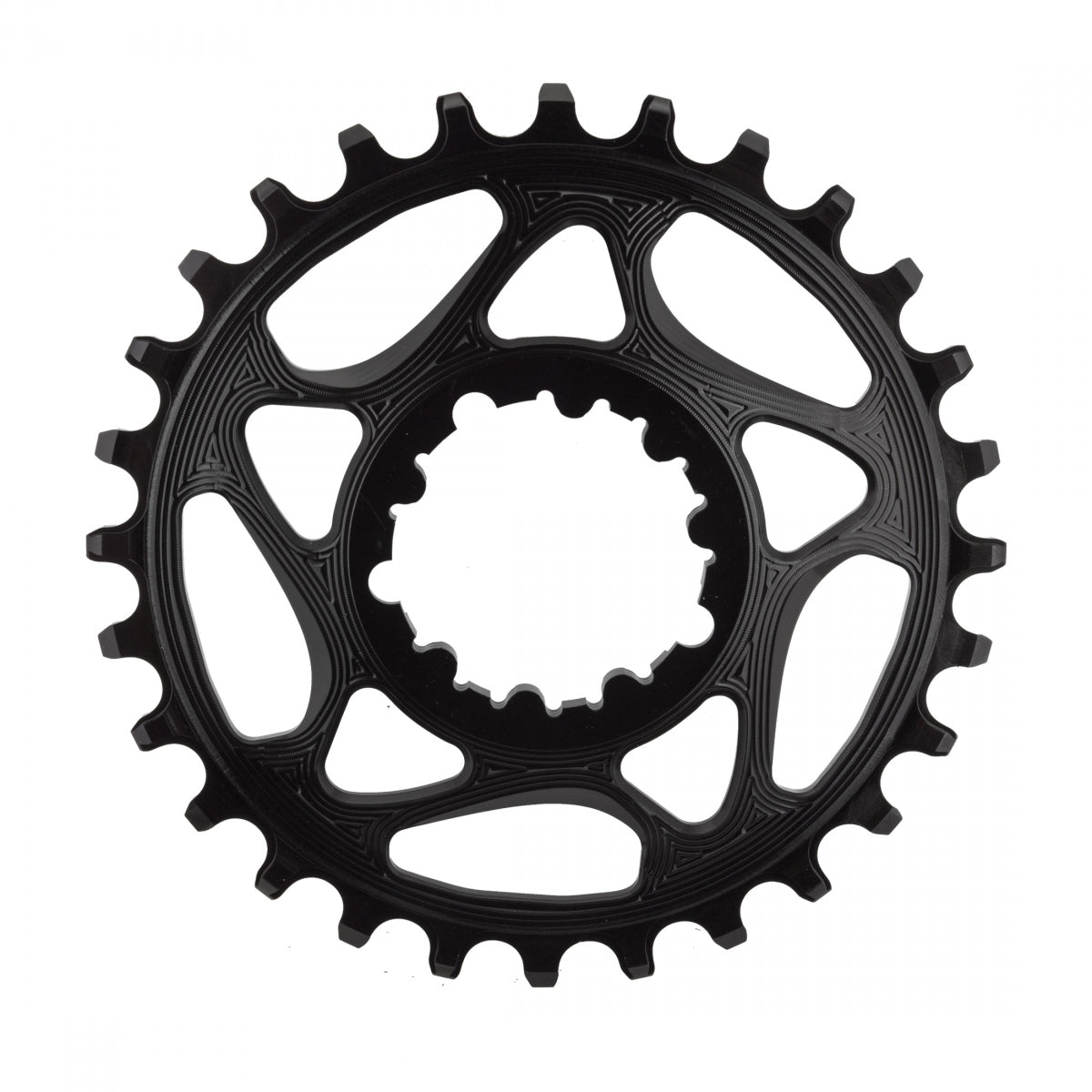 AbsoluteBLACK GXP Spiderless Direct N/W Chainring, 28T, Black