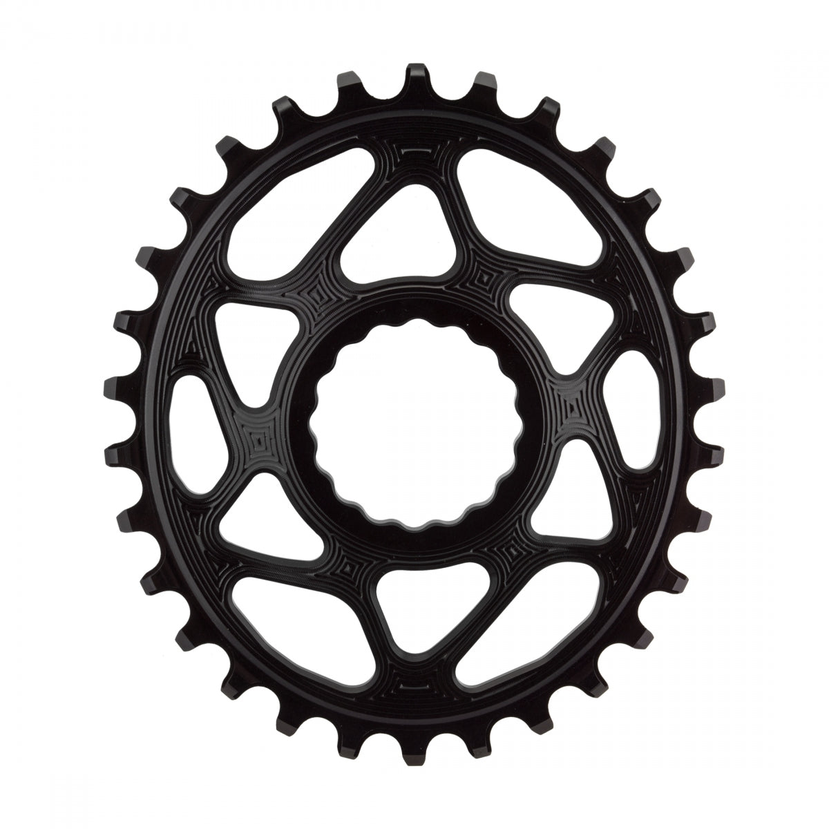 AbsoluteBLACK Raceface Cinch Oval Direct N/W Chainring, 30T, Black