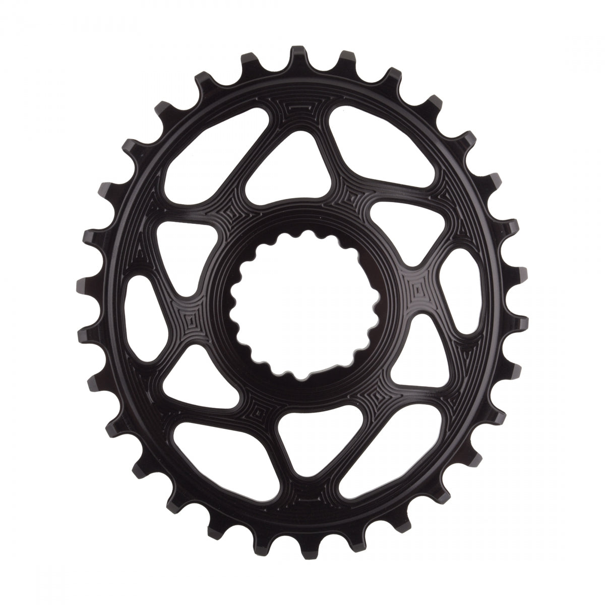 AbsoluteBLACK Cannondale Direct Oval N/W, Chainring, Hollowgram, 30T, Black