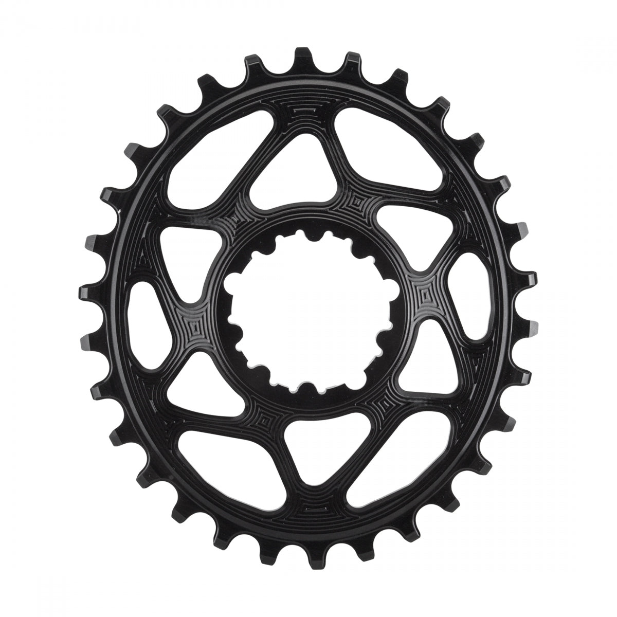 AbsoluteBLACK GXP Oval Direct Boost 148 Chainring, 30T, Black