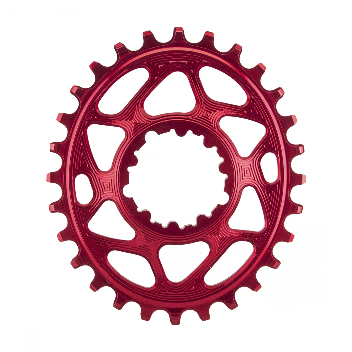 AbsoluteBLACK GXP Oval Direct Boost 148 Chainring, 28T, Red