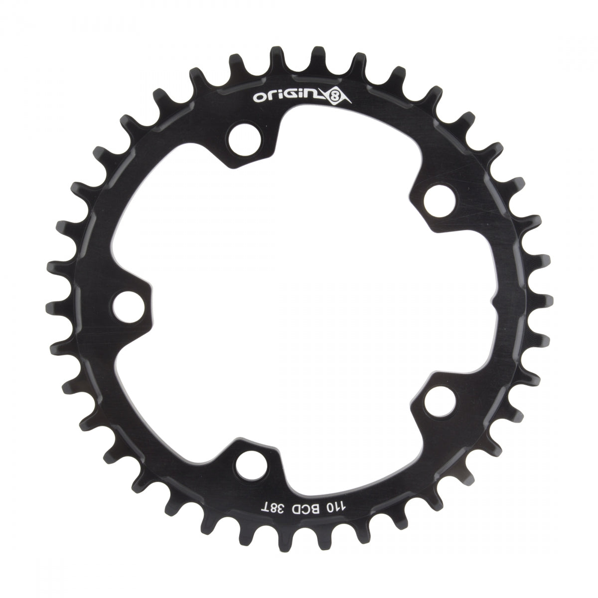 Origin8 Holdfast 1x 10/11sp Chainring BCD, 110mm 5-Bolt, 38T, Black