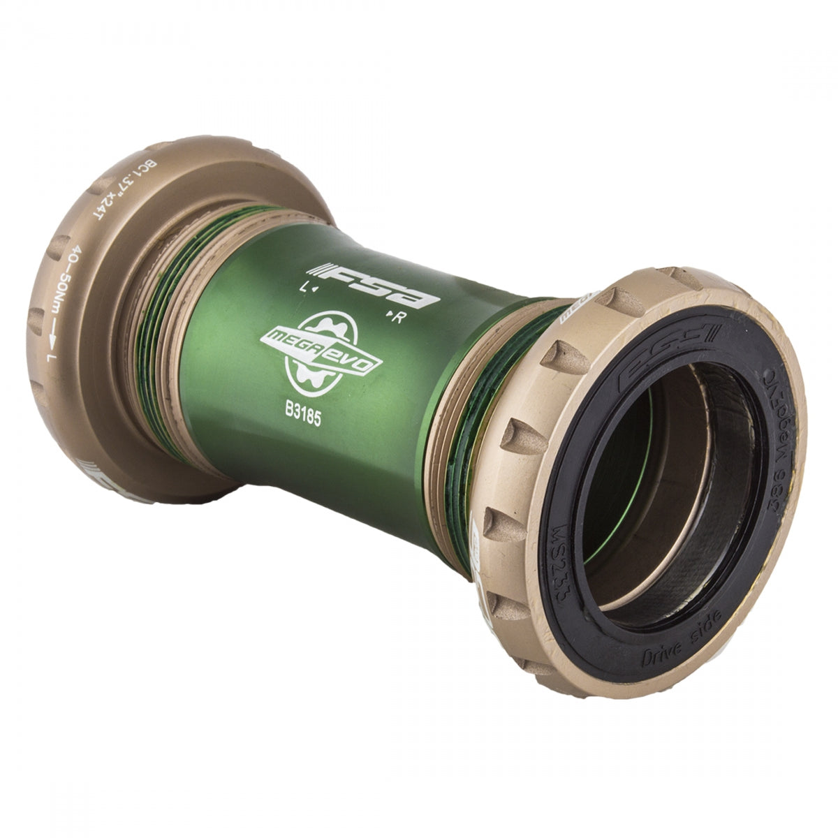 FSA MegaEvo BB-386 Threaded Road Bottom Bracket, 30mm, English for 386 EVO Cranks