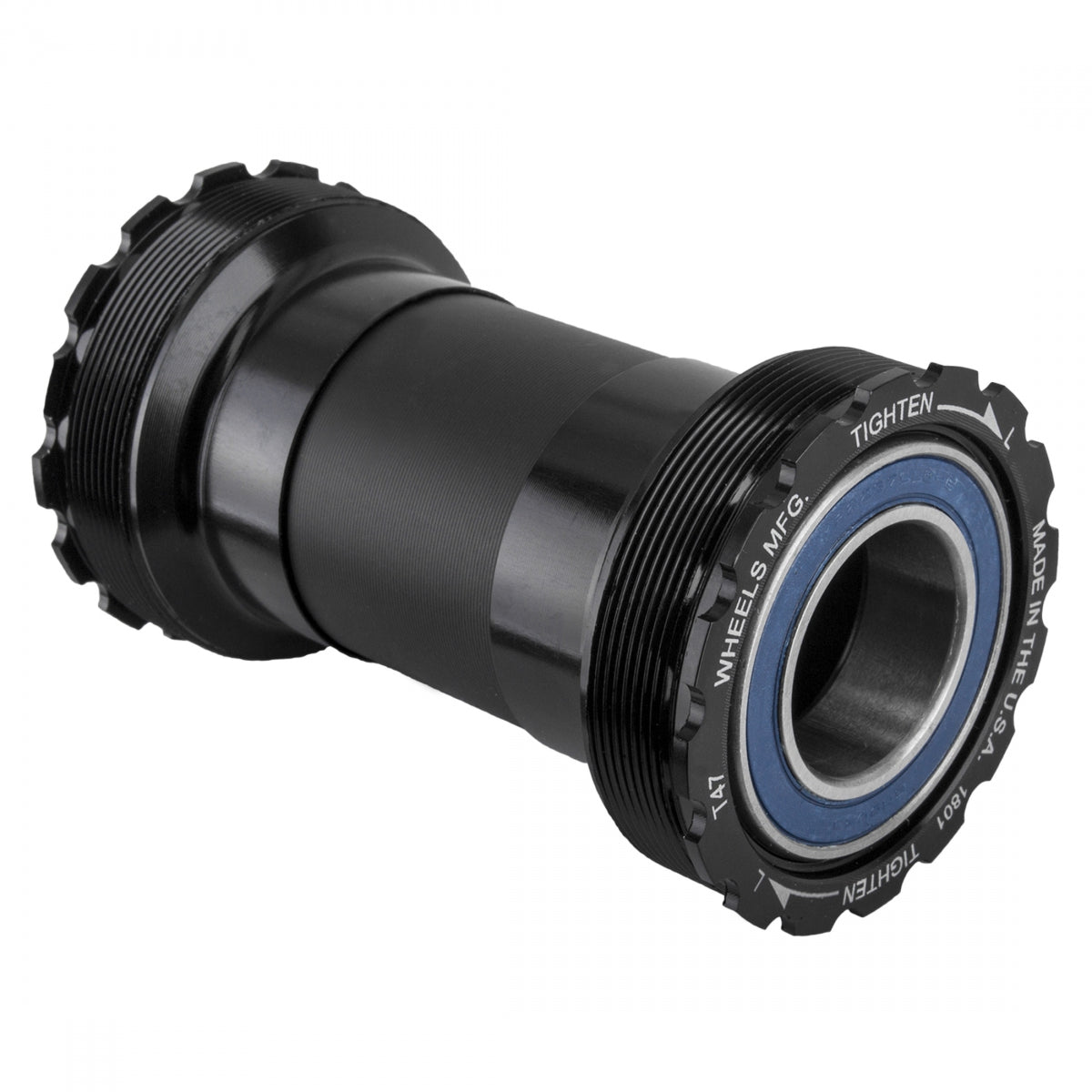 Wheels Manufacturing T47 Inboard Bottom Bracket T47, BSA, Threaded, Press Black