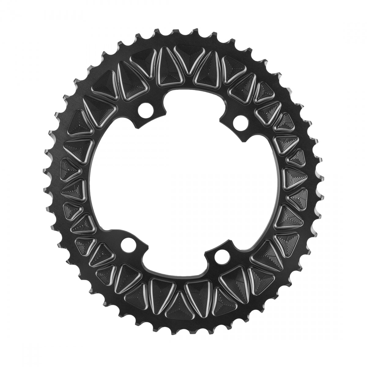 Chainring Absoluteblack Oval 110Mm 48T 4B 2X 9100 Gy