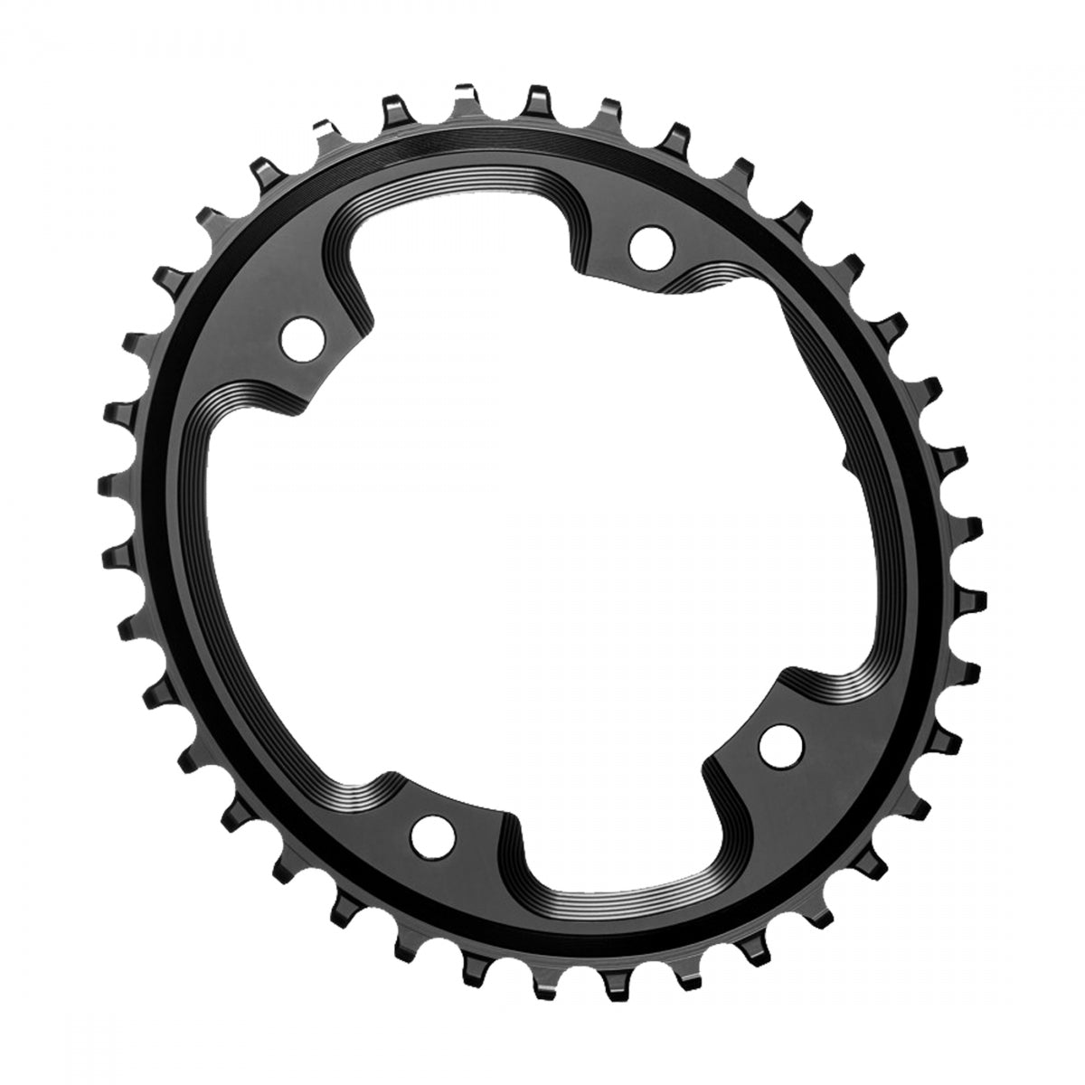 Chainring Absoluteblack Oval 110Mm 38T 4B Cx 1X N/W Bk