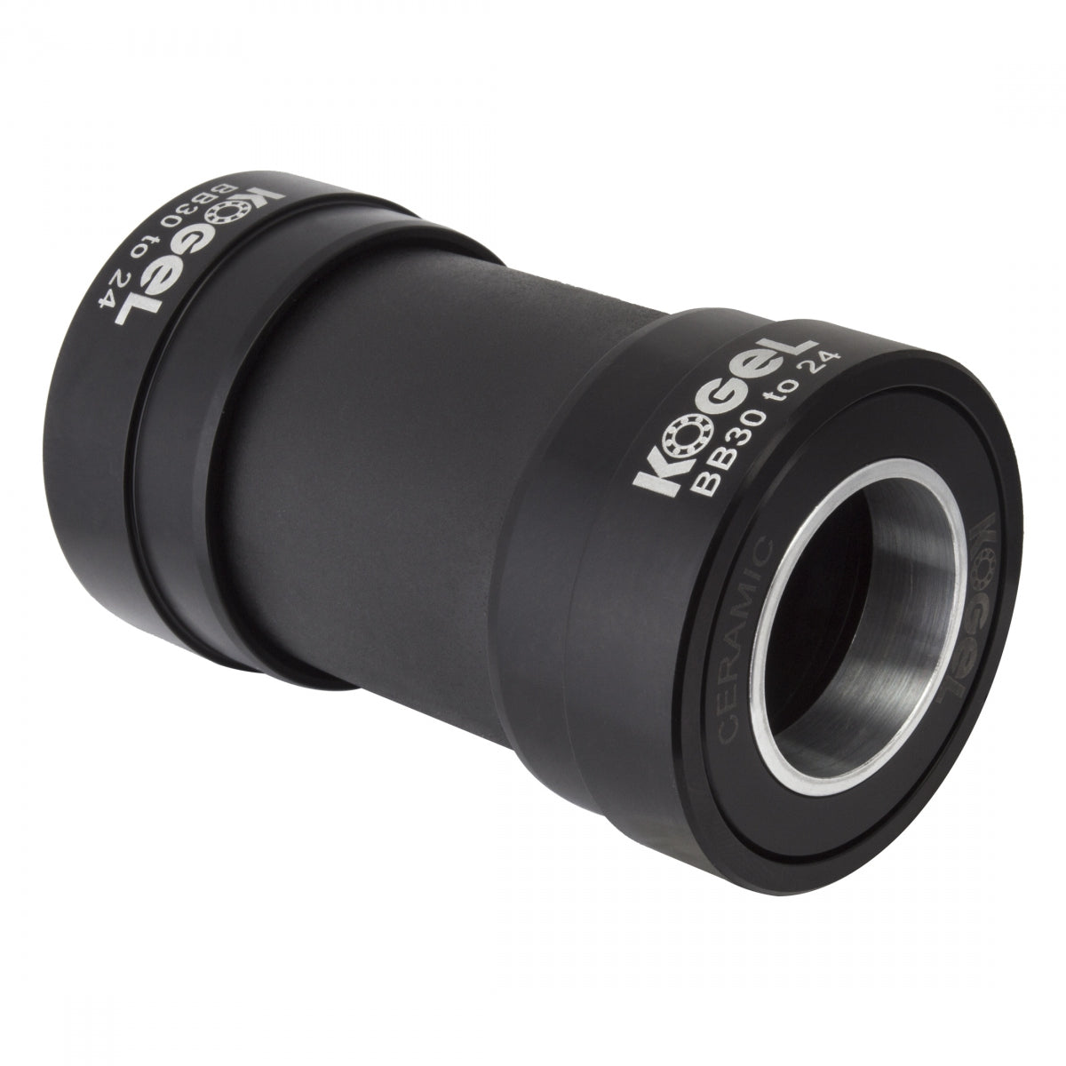 Kogel Set 30 To 24 Gxp Road Ceramic Bk Bottom Bracket BB30, Threaded, Black